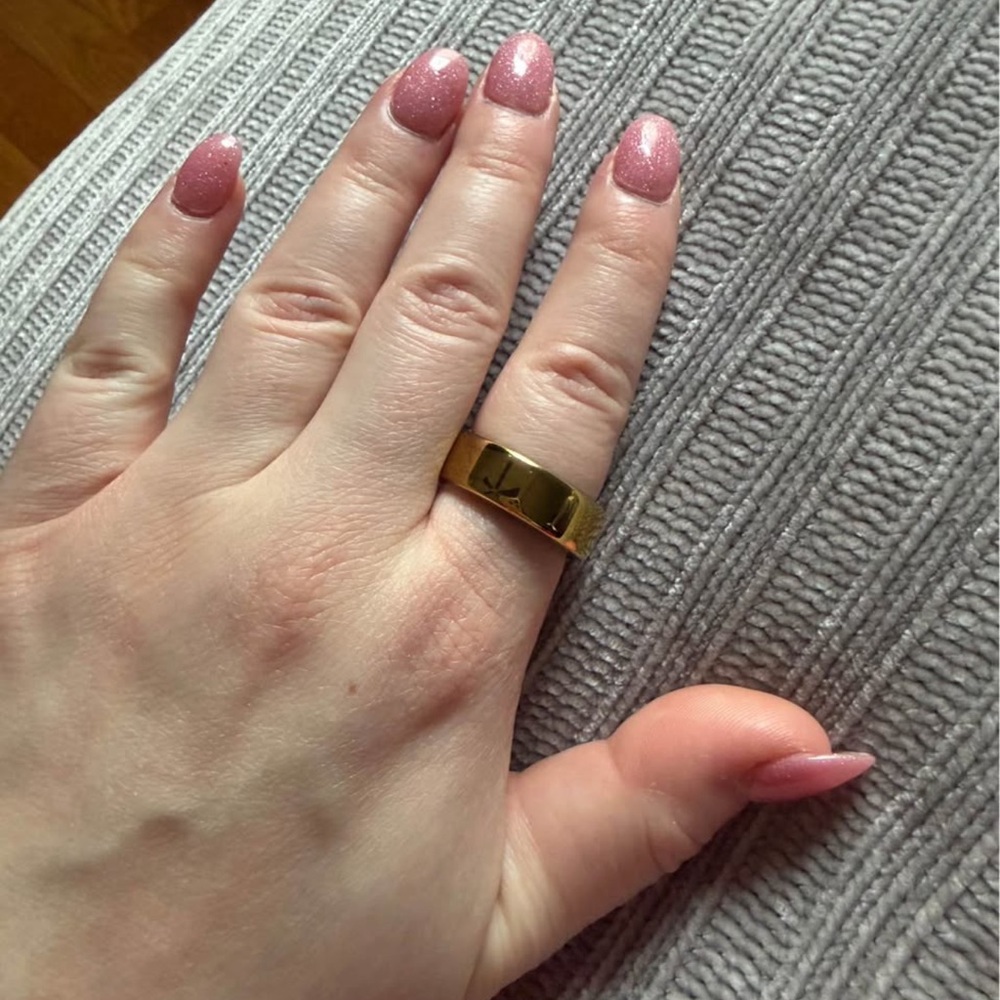 Oura Polished Gold Band Ring